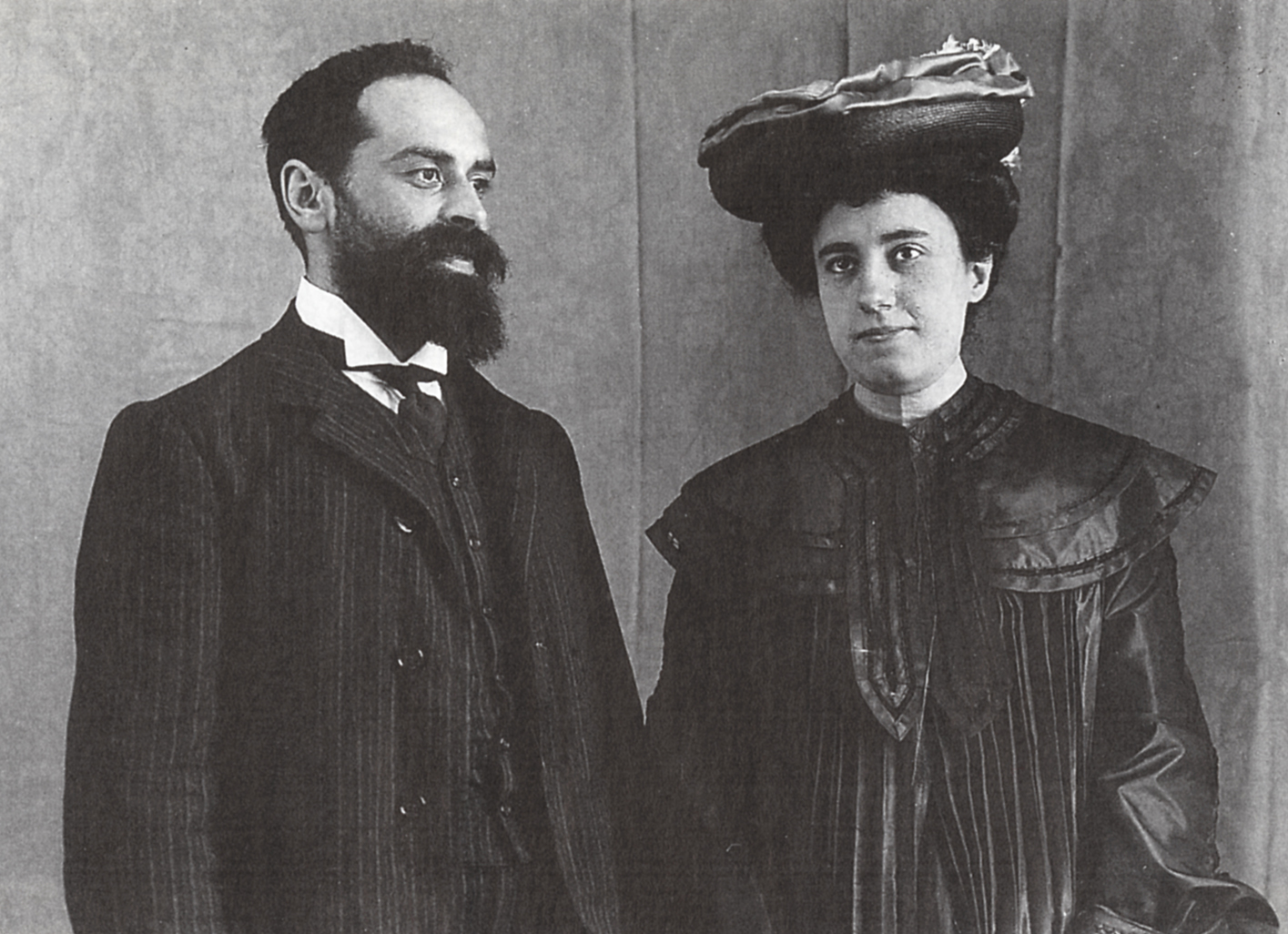 Retrato de recién casados en 1903