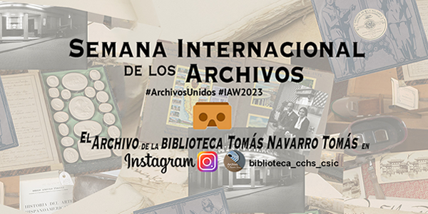 El Archivo de la biblioteca Tomás Navarro Tomás en Instagram
