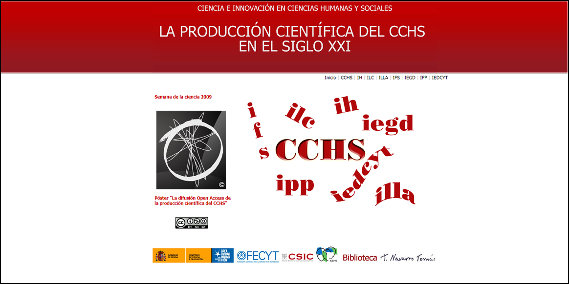 La producción científica en el CCHS en el siglo XXI