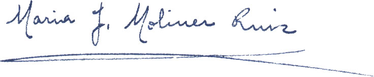 Firma María Moliner