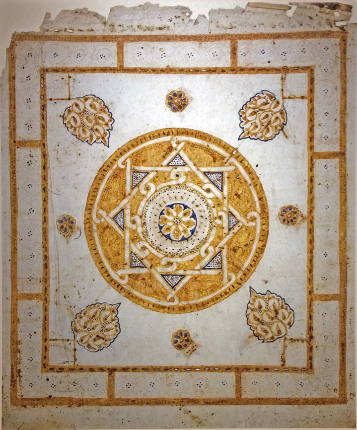 Reproducción en color de una de las páginas tapiz